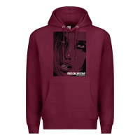 Burgundy requiem for a dream black transparent Premium Hoodie - tuanDangUi