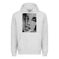 Dove Grey requiem for a dream black transparent Premium Hoodie - tuanDangUi