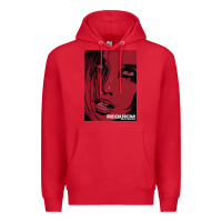 Red requiem for a dream black transparent Premium Hoodie - tuanDangUi