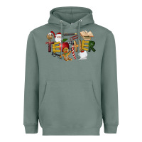 Sage christmas teacher Heavyweight Hoodie - LillyAllenDesigns