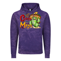 Cloud Purple Cinco de mayo with cactus Vintage Hoodie - NancyCooperArtShop