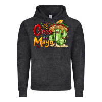 Vintage Black Cinco de mayo with cactus Vintage Hoodie - NancyCooperArtShop