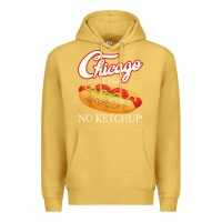 Antique Gold chicago hot dog summer style 4th of july no ketchu Premium Hoodie - tuanDangUi