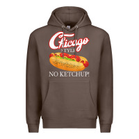 Coffee chicago hot dog summer style 4th of july no ketchu Premium Hoodie - tuanDangUi