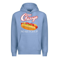 Colony Blue chicago hot dog summer style 4th of july no ketchu Premium Hoodie - tuanDangUi