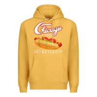 Mustard chicago hot dog summer style 4th of july no ketchu Premium Hoodie - tuanDangUi