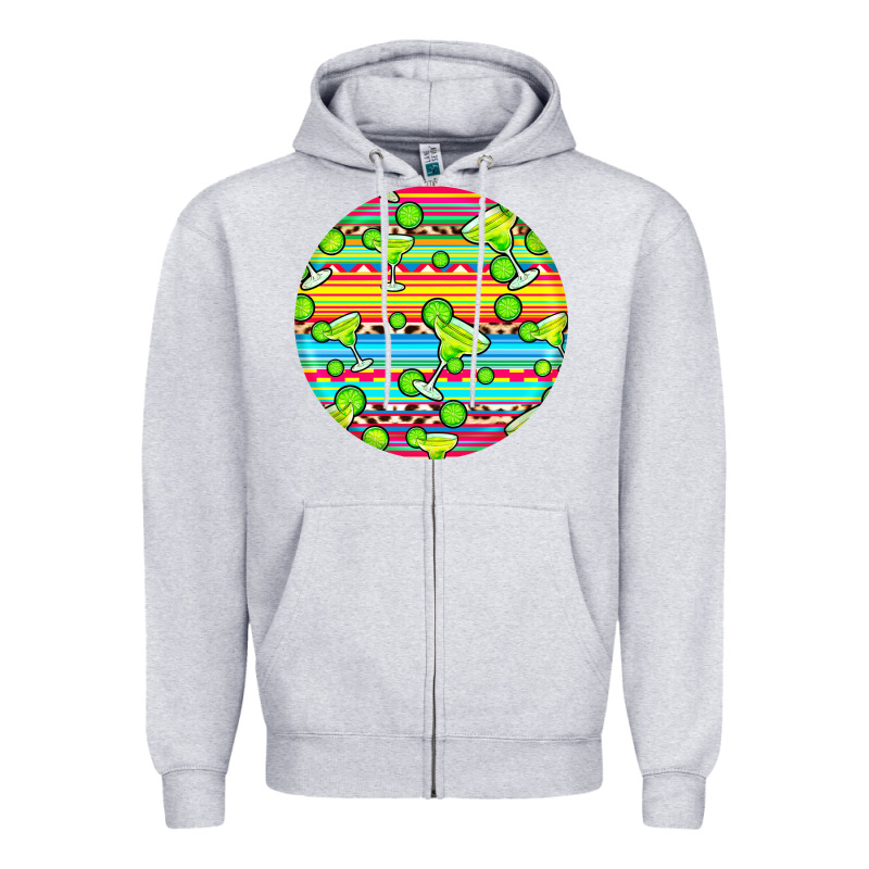 Hispanic Heritage Month Round Earrings 3 Zipper Hoodie by BundleAndBundleShop | Teevron