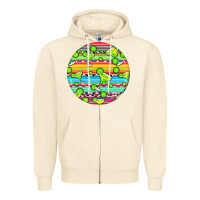 Sandshell hispanic heritage month round earrings 3 Zipper Hoodie - BundleAndBundleShop