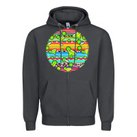 Smoke hispanic heritage month round earrings 3 Zipper Hoodie - BundleAndBundleShop