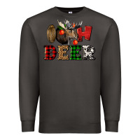 Smoke oh deer christmas Premium Sweatshirt - LillyAllenDesigns