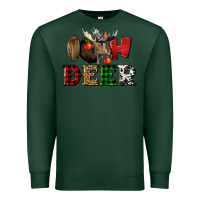 Sports Green oh deer christmas Premium Sweatshirt - LillyAllenDesigns