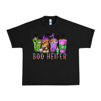 Black Boo Heifer Coffee Cups with Halloween Urban Heavy Tee - texasbilliewilder