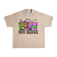 French Oak Boo Heifer Coffee Cups with Halloween Urban Heavy Tee - texasbilliewilder