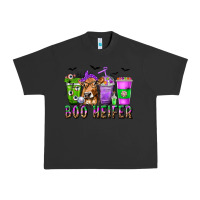 Pigment Black Boo Heifer Coffee Cups with Halloween Urban Heavy Tee - texasbilliewilder