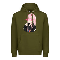 Army Green uwu Premium Hoodie - tuanDangUi