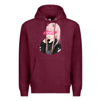 Burgundy uwu Premium Hoodie - tuanDangUi