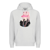 Dove Grey uwu Premium Hoodie - tuanDangUi