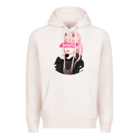 Pale Pink uwu Premium Hoodie - tuanDangUi