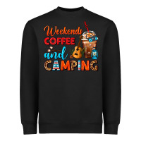 Black weekends coffee and camping frappe coffee Heavyweight Sweatshirt - FaDigitalArtStudio