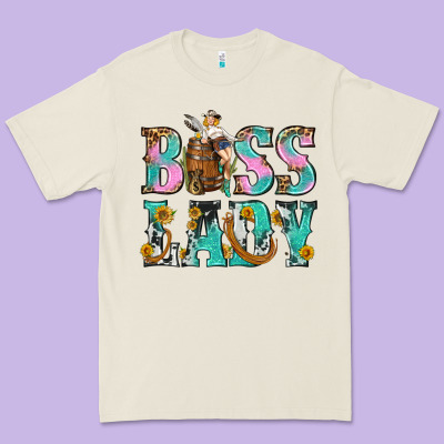 Boss Lady Premium Tee Designed By Bundleandbundleshop