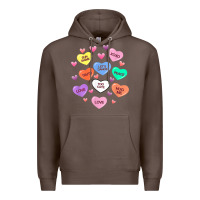 Coffee womens valentine candy heart valentines day vneck Premium Hoodie - tuanDangUi