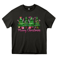 Asphalt Merry Christmas Nurse trees Heavy Core Tee - MaliasSmallBusiness