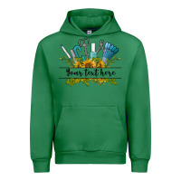 Emerald customize nail tools with sunflower preview Urban Hoodie - BarkalooDesign