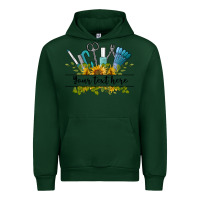 Foreset Green customize nail tools with sunflower preview Urban Hoodie - BarkalooDesign