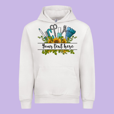 Customize Nail Tools With Sunflower Preview Urban Hoodie Designed By Barkaloodesign