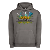Pigment Tornado customize nail tools with sunflower preview Urban Hoodie - BarkalooDesign