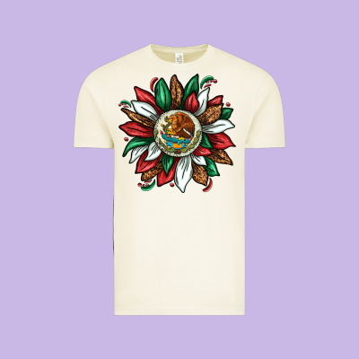 Mexican Sunflower Vintage Tee Designed By Texasbilliewilder