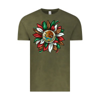 Vintage Olive Mexican Sunflower Vintage Tee - texasbilliewilder