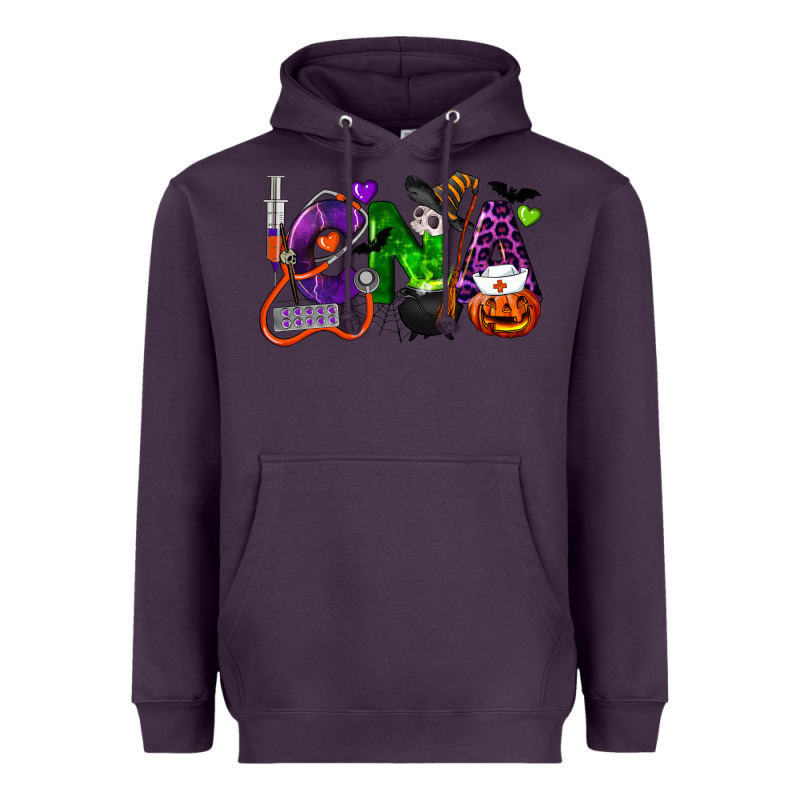 Halloween Cna Certified Nursing Assistant Heavyweight Hoodie by LillyAllenDesigns | Teevron