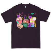Plum School Girl Coffee Cup Bbs Premium Tee - BundleAndBundleShop