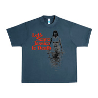 Midnight Navy let's scare jessica to death Urban Heavy Tee - tuanDangUi