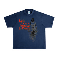 Navy let's scare jessica to death Urban Heavy Tee - tuanDangUi