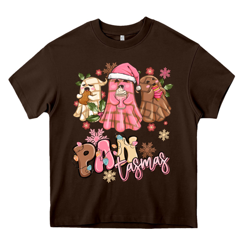 Pantasmas Christmas Mexican Conchas Ghosts Heavy Core Tee by MaliasSmallBusiness | Teevron