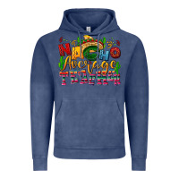 Vintage Denim Nacho average Teacher Vintage Hoodie - NancyCooperArtShop