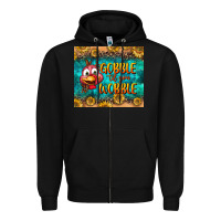Black gooble til you wobble tumbler Zipper Hoodie - BundleAndBundleShop