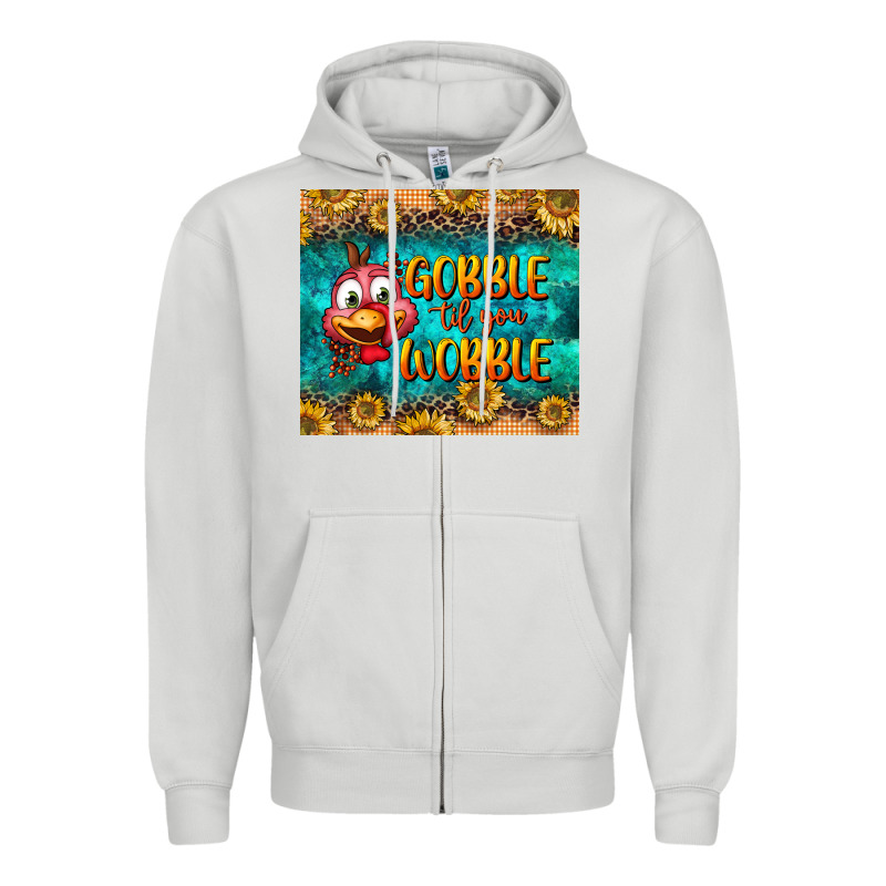 Gooble Til You Wobble Tumbler Zipper Hoodie by BundleAndBundleShop | Teevron