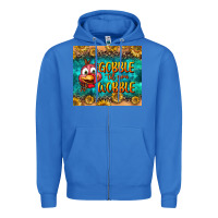 True Royal gooble til you wobble tumbler Zipper Hoodie - BundleAndBundleShop