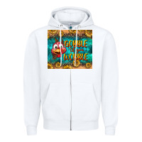 White gooble til you wobble tumbler Zipper Hoodie - BundleAndBundleShop