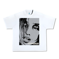 White requiem for a dream black transparent Urban Heavy Tee - tuanDangUi