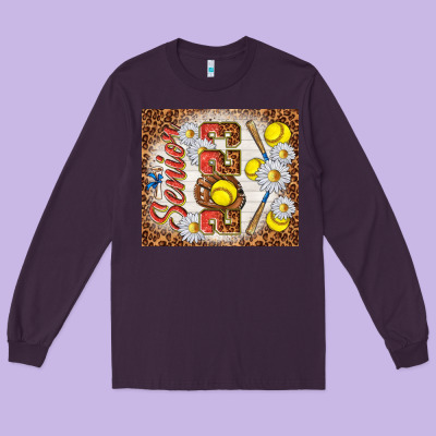 Senior 2023 Softball Long Sleeve Tee Designed By Tumblerdesignbyshophia