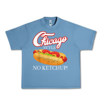 Pebble Blue chicago hot dog summer style 4th of july no ketchu Urban Heavy Tee - tuanDangUi