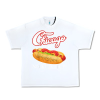 White chicago hot dog summer style 4th of july no ketchu Urban Heavy Tee - tuanDangUi
