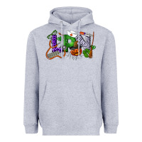 Heather Grey Halloween LPN Licensed Practical Nurse Heavyweight Hoodie - LillyAllenDesigns