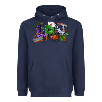 Navy Halloween LPN Licensed Practical Nurse Heavyweight Hoodie - LillyAllenDesigns
