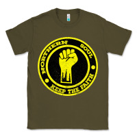 Army Green Northern Soul Keep the Faith Classic Tee - Bettercallsaul