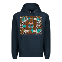 Navy american football mom tumbler Premium Hoodie - BundleAndBundleShop